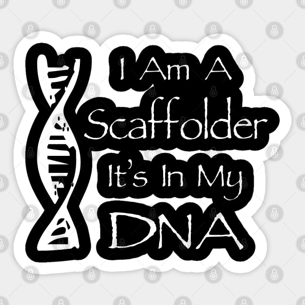 DNA Sticker by Scaffoldmob